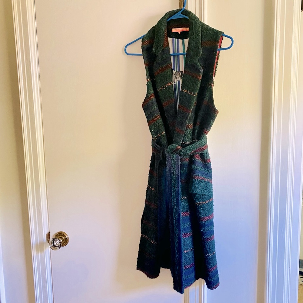 Tweed Vest/Jacket with belt
